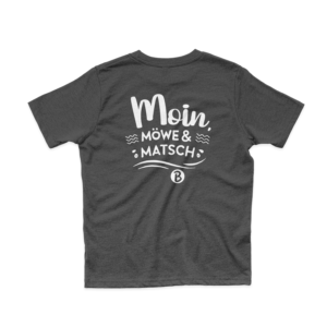 Kinder Unisex T-Shirt - Moin Möwe & Matsch
