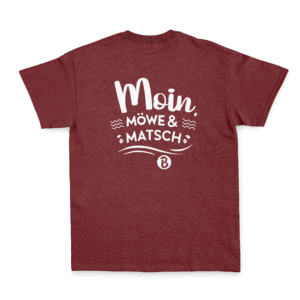 Erwachsenen Unisex T-Shirt - Moin Möwe & Matsch